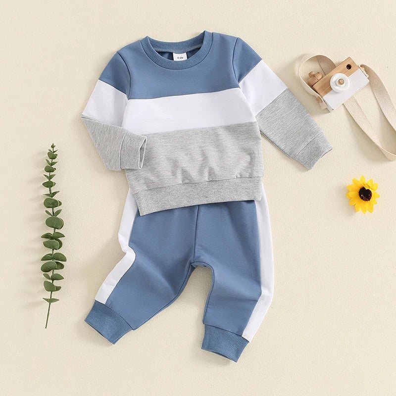 Colorblock Crewenck Set - The Ollie Bee