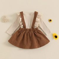 Corduroy Overalls Set - The Ollie Bee