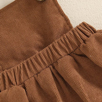 Corduroy Overalls Set - The Ollie Bee