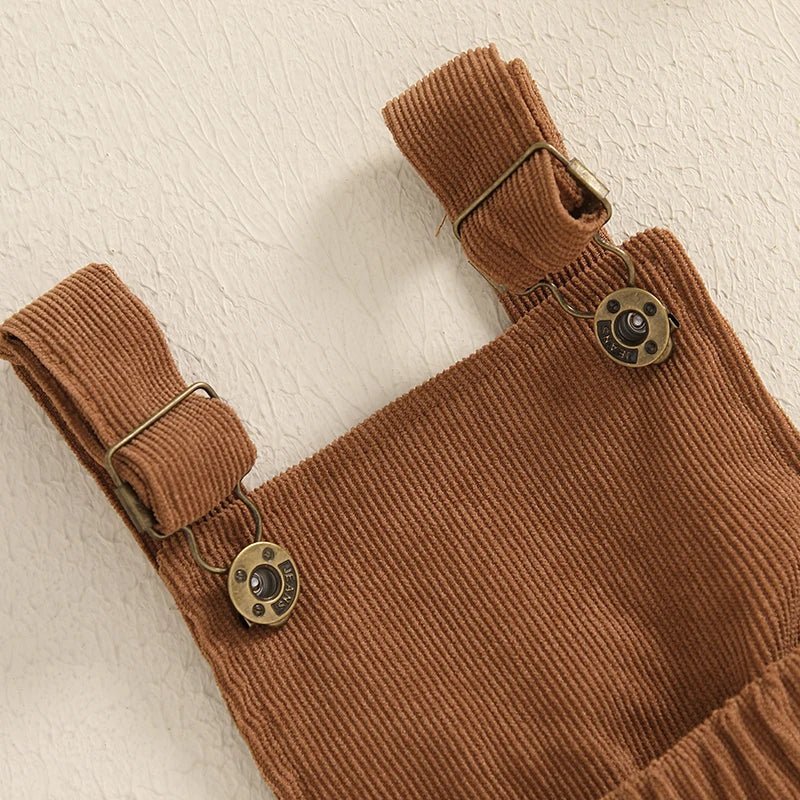 Corduroy Overalls Set - The Ollie Bee