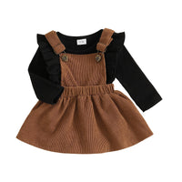 Corduroy Overalls Set - The Ollie Bee