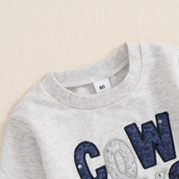 Cowboys Sequin Crewneck - The Ollie Bee