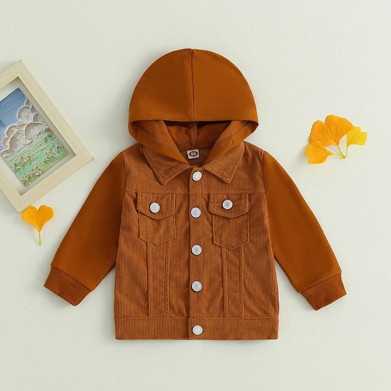 Cozy Corduroy Hoodie - The Ollie Bee