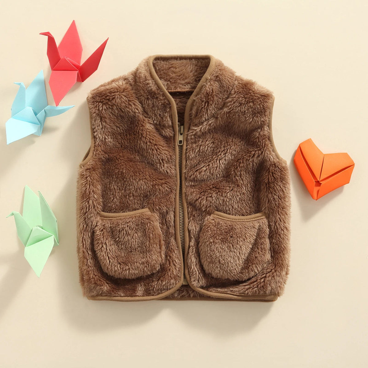 Cozy Plush Vest - The Ollie Bee