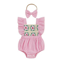 Crochet Daisy Romper - The Ollie Bee