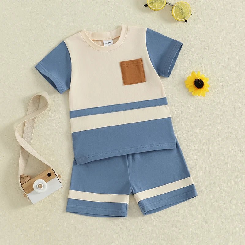 Crossing Paths Pocket Tee Set - The Ollie Bee