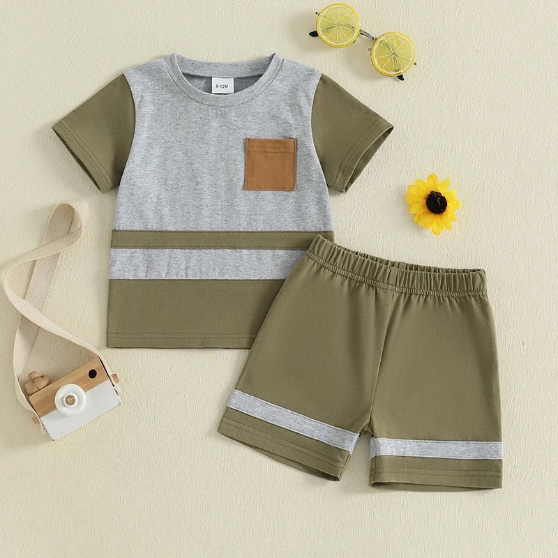 Crossing Paths Pocket Tee Set - The Ollie Bee