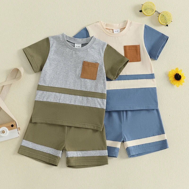 Crossing Paths Pocket Tee Set - The Ollie Bee