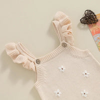 Dainty Flowers Sweater Onesie - The Ollie Bee