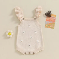 Dainty Flowers Sweater Onesie - The Ollie Bee