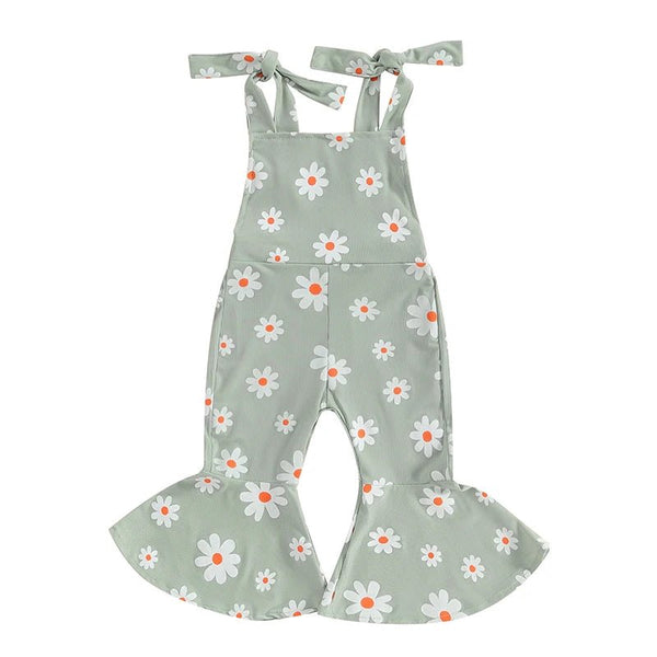 Daisy Bell-Bottom Jumpsuit - The Ollie Bee