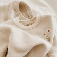 Daisy Embroidered Jogger Set - The Ollie Bee
