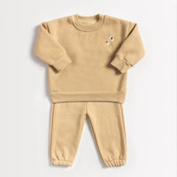 Daisy Embroidered Jogger Set - The Ollie Bee