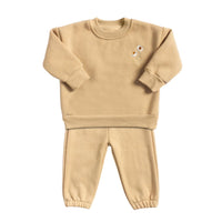 Daisy Embroidered Jogger Set - The Ollie Bee