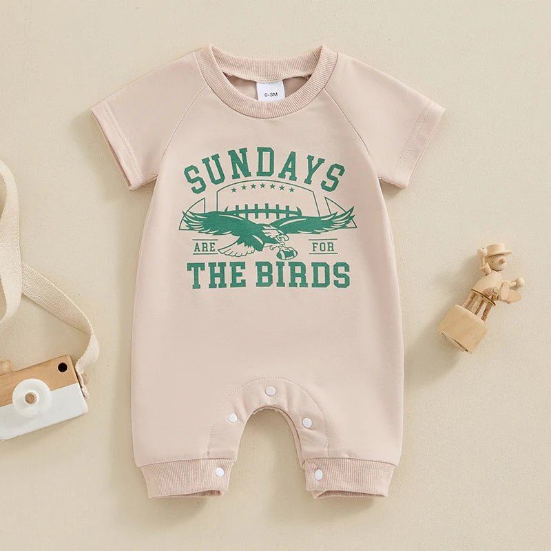 Eagles Fan Short Sleeve Onesie - The Ollie Bee