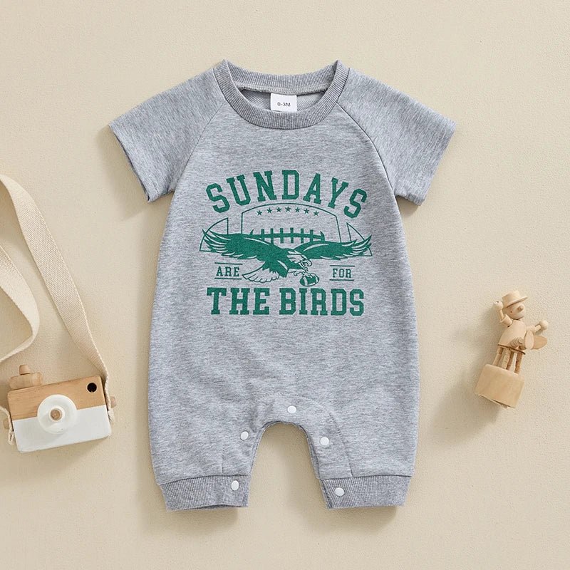 Eagles Fan Short Sleeve Onesie - The Ollie Bee