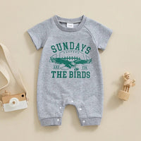 Eagles Fan Short Sleeve Onesie - The Ollie Bee