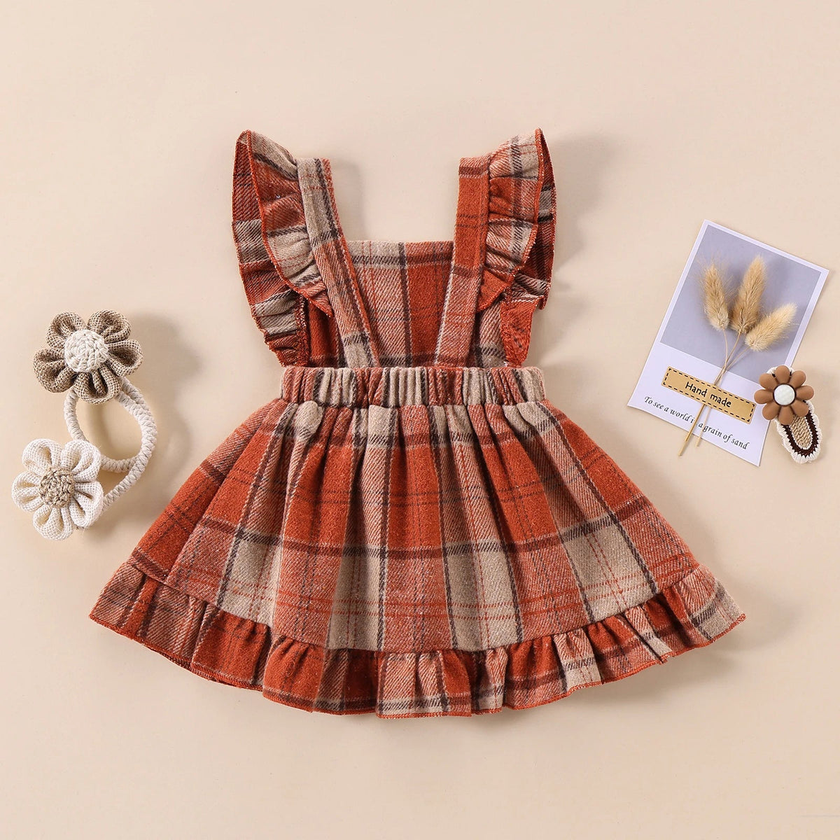 Fall Flannel Dress - The Ollie Bee