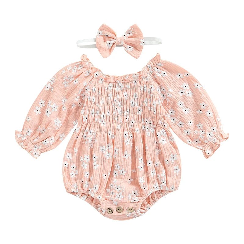 Floral Bubble Romper - The Ollie Bee