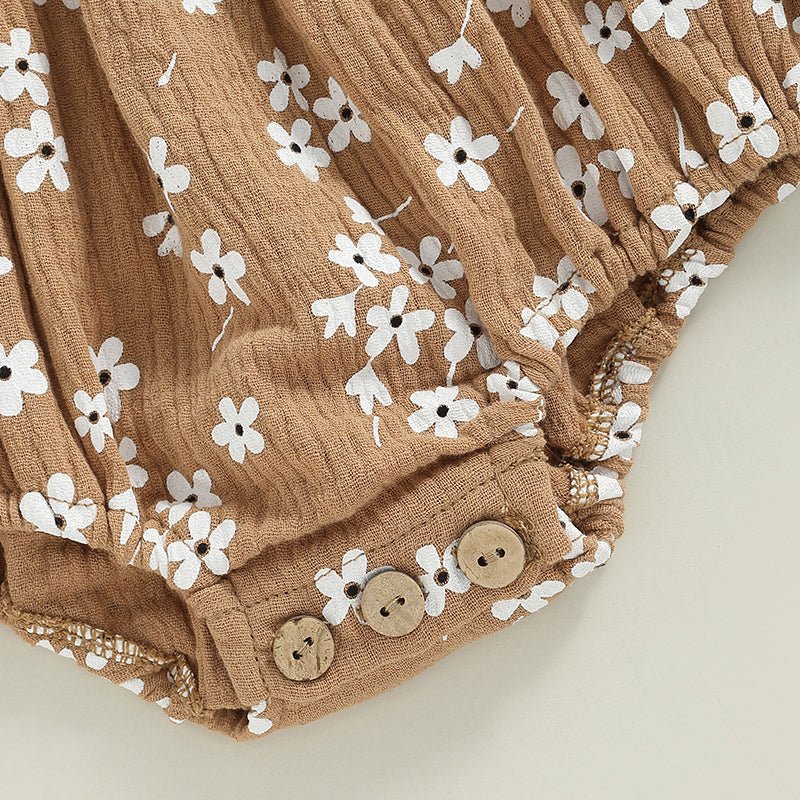 Floral Bubble Romper - The Ollie Bee