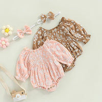 Floral Bubble Romper - The Ollie Bee