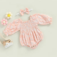 Floral Bubble Romper - The Ollie Bee