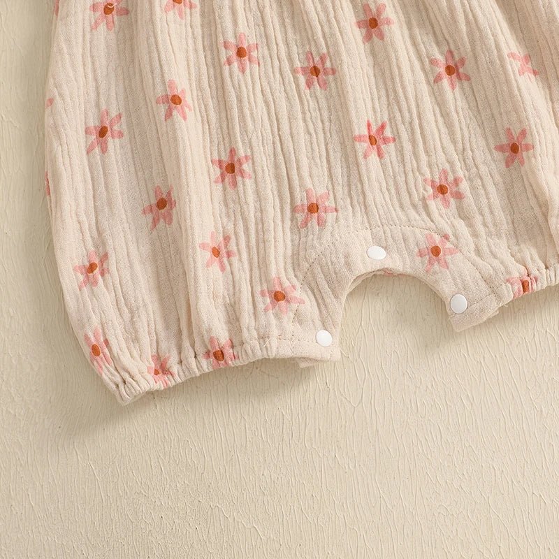 Floral Fly Sleeve Shortsie - The Ollie Bee