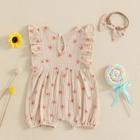 Floral Fly Sleeve Shortsie - The Ollie Bee