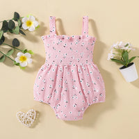 Flower & Dot Bow Onesie - The Ollie Bee