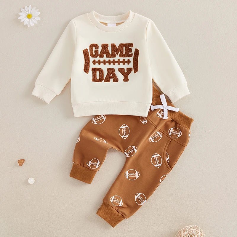 Game Day Chenille Sweatsuit - The Ollie Bee