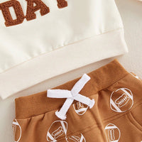 Game Day Chenille Sweatsuit - The Ollie Bee