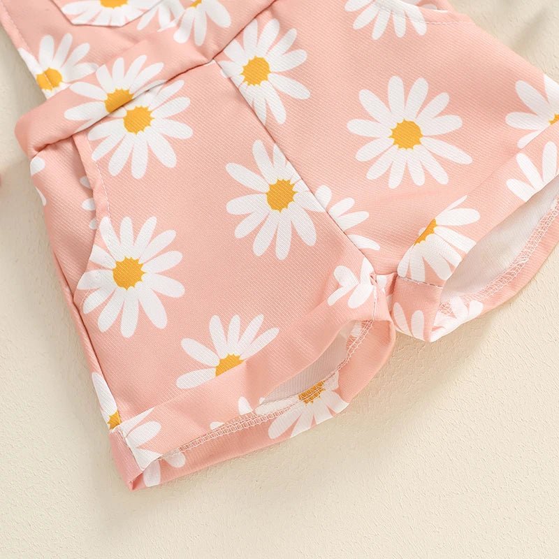 Gerber Daisy Overalls Set - The Ollie Bee