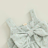 Gingham Bowknot Outfit - The Ollie Bee