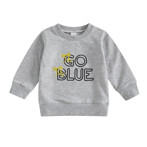 Go Blue Crewneck Sweatshirt - The Ollie Bee