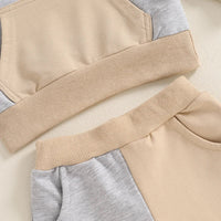 Greige Hoodie Set - The Ollie Bee