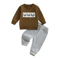 Halloween Embroidered Set - The Ollie Bee