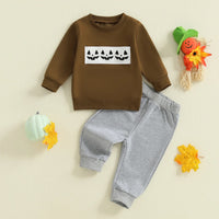 Halloween Embroidered Set - The Ollie Bee