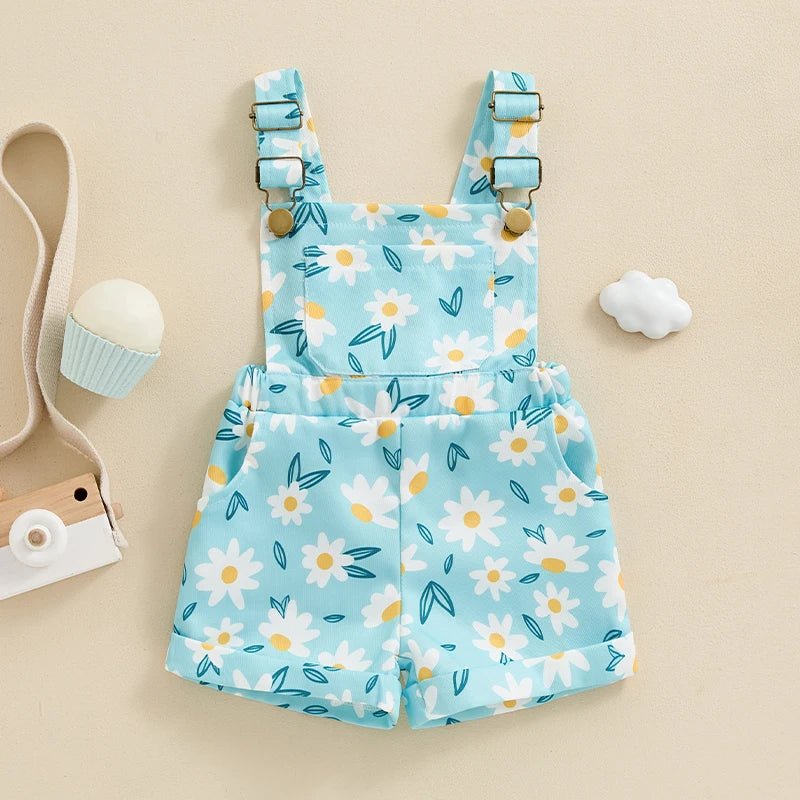 Happy Floral Overalls - The Ollie Bee