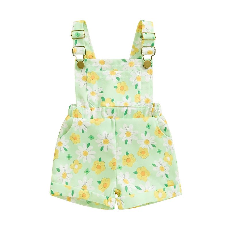 Happy Floral Overalls - The Ollie Bee