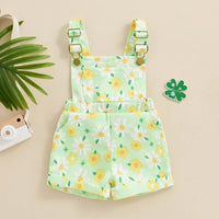 Happy Floral Overalls - The Ollie Bee