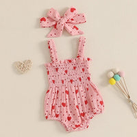 Hearts & Dots Onesie - The Ollie Bee