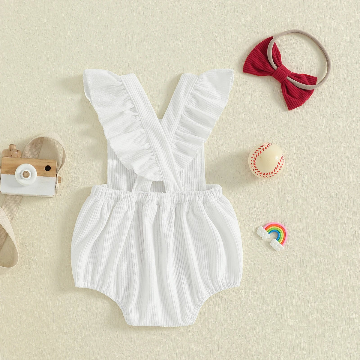 Homerun Onesie & Headband - The Ollie Bee