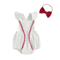 Homerun Onesie & Headband - The Ollie Bee
