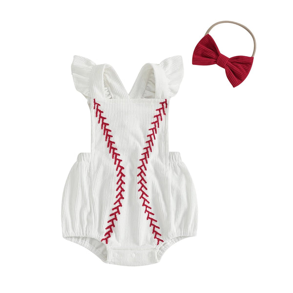 Homerun Onesie & Headband - The Ollie Bee