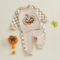 Jack O' Lantern Checkered Set - The Ollie Bee
