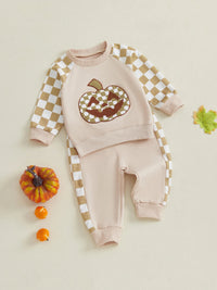 Jack O' Lantern Checkered Set - The Ollie Bee