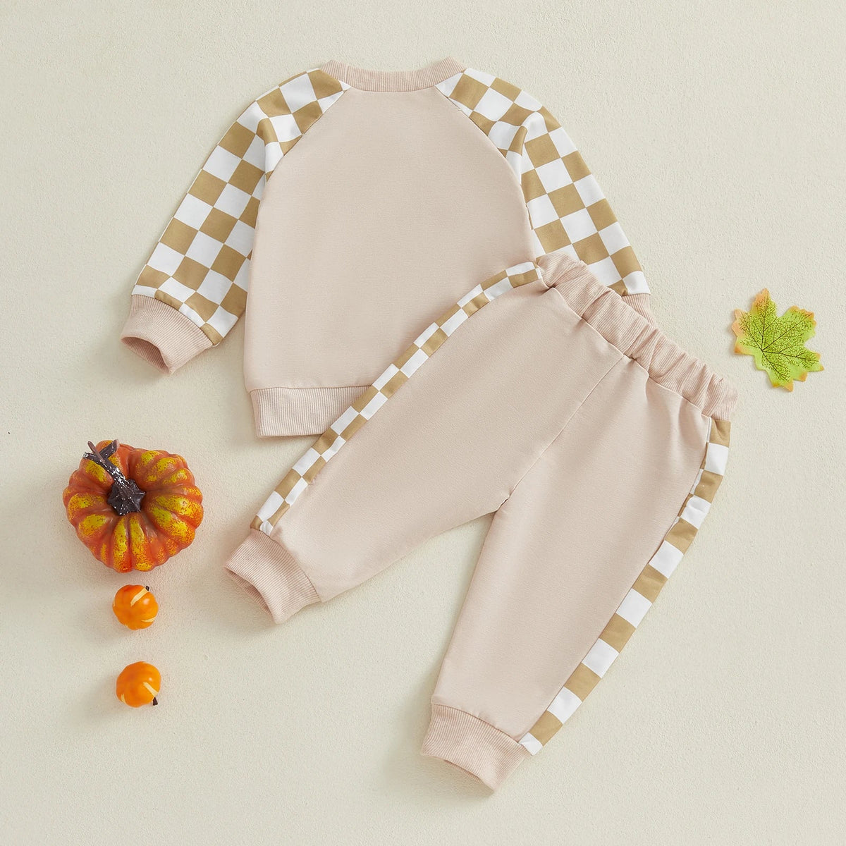 Jack O' Lantern Checkered Set - The Ollie Bee
