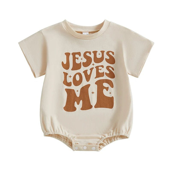 Jesus Loves Me Onesie - The Ollie Bee