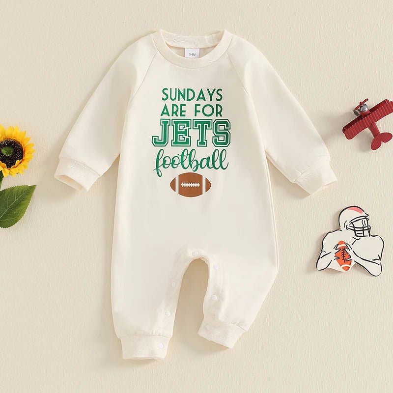 Jets Fan Onesie - The Ollie Bee