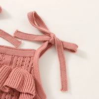 Knit Ruffle Onesie - The Ollie Bee